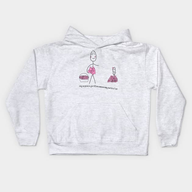 mom love Kids Hoodie by rashiddidou